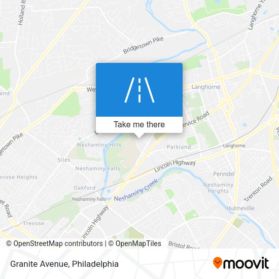 Granite Avenue map