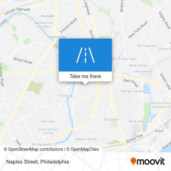 Naples Street map