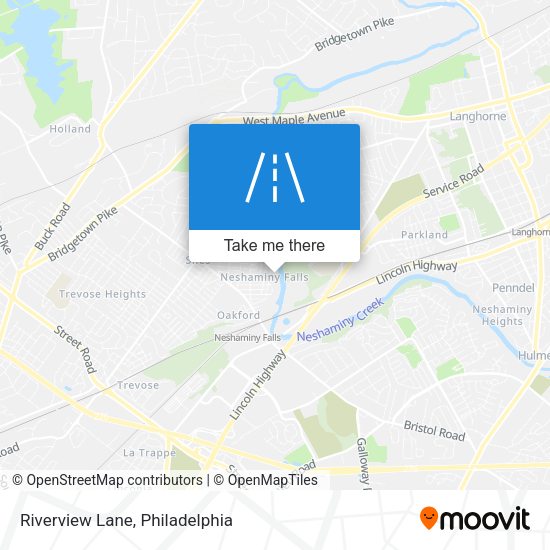 Riverview Lane map