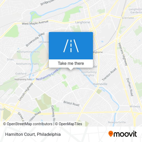 Hamilton Court map
