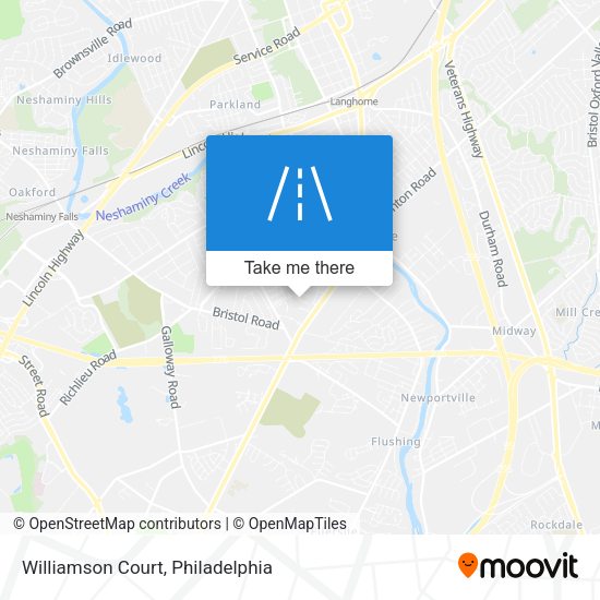 Williamson Court map
