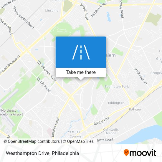 Mapa de Westhampton Drive