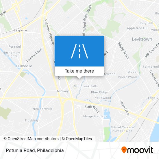 Mapa de Petunia Road