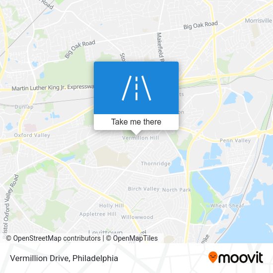 Vermillion Drive map