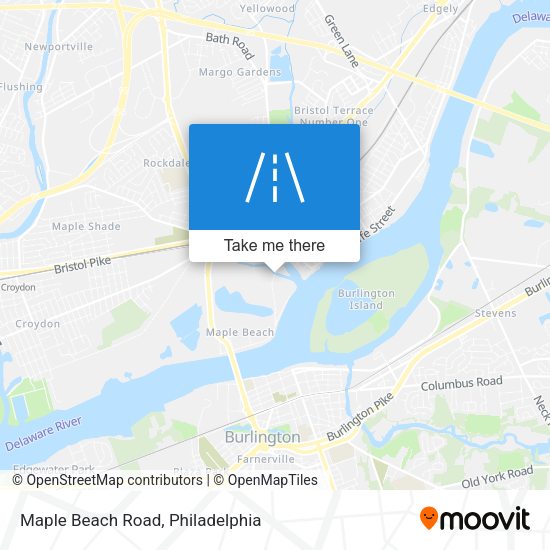 Maple Beach Road map