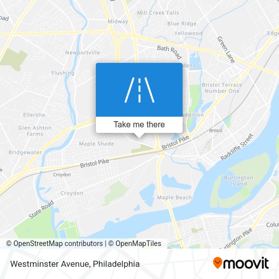 Westminster Avenue map