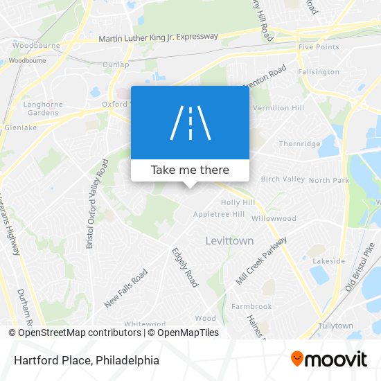 Hartford Place map