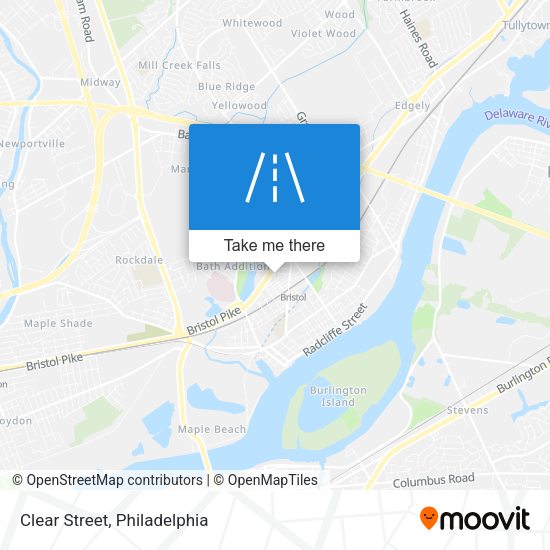 Mapa de Clear Street