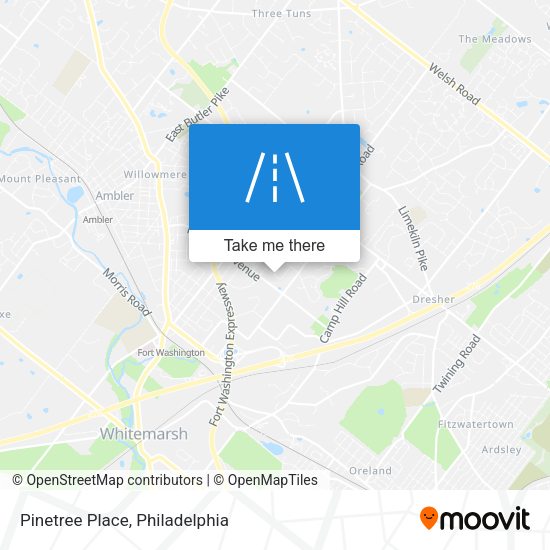 Pinetree Place map