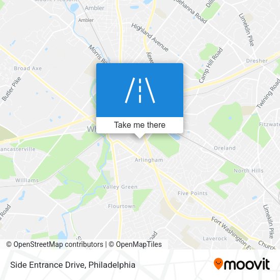 Side Entrance Drive map