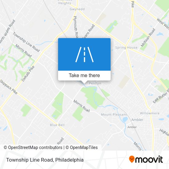 Mapa de Township Line Road