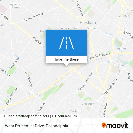 Mapa de West Prudential Drive