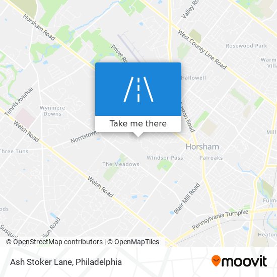 Ash Stoker Lane map