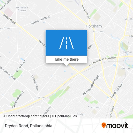 Mapa de Dryden Road