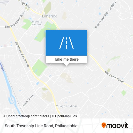 Mapa de South Township Line Road
