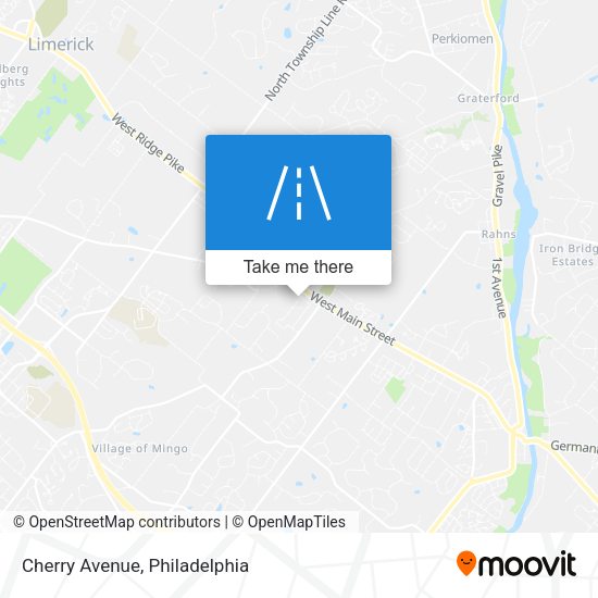 Mapa de Cherry Avenue