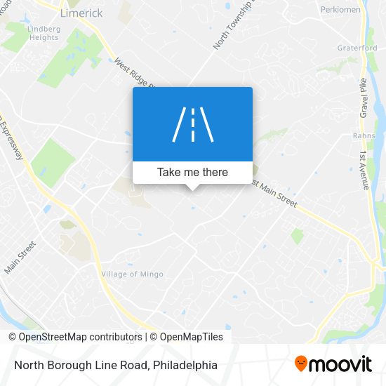 Mapa de North Borough Line Road