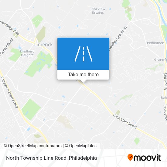 Mapa de North Township Line Road