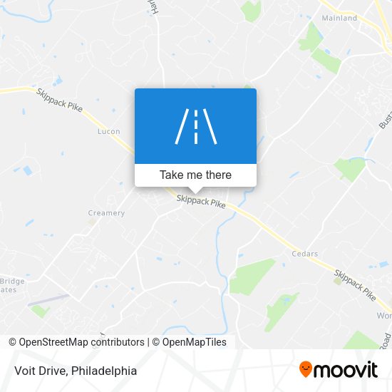 Voit Drive map