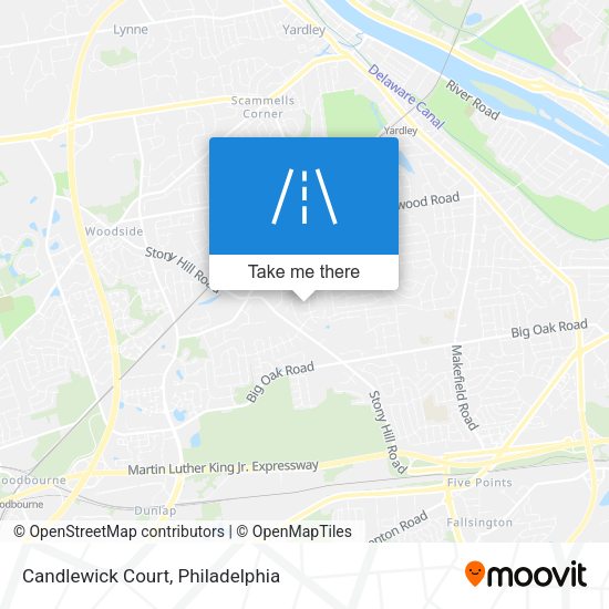 Candlewick Court map