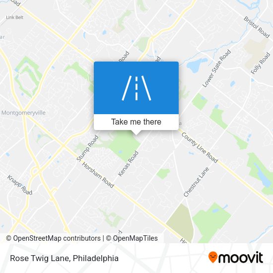 Rose Twig Lane map