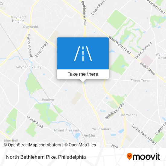 Mapa de North Bethlehem Pike
