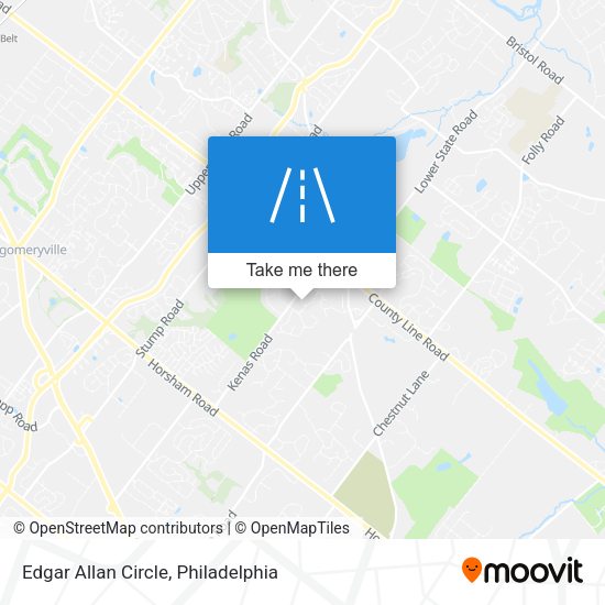 Edgar Allan Circle map