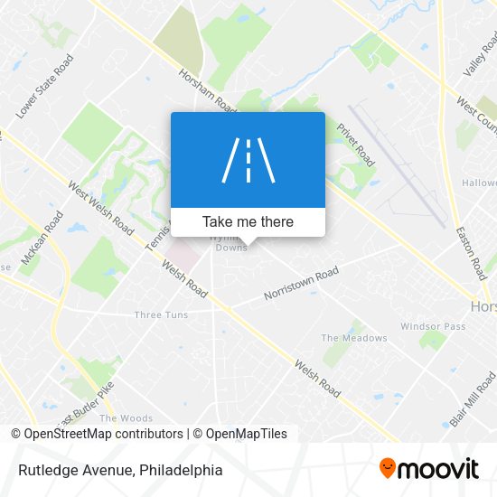 Mapa de Rutledge Avenue