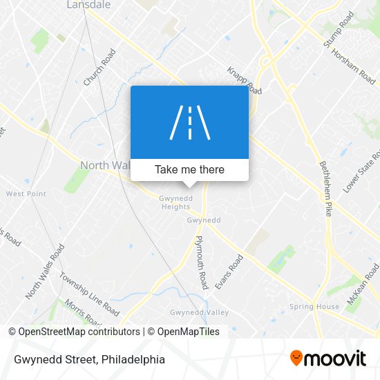Gwynedd Street map