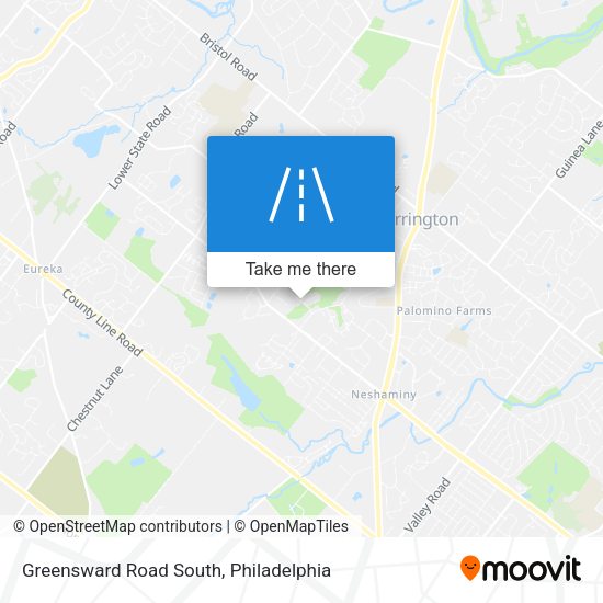 Greensward Road South map