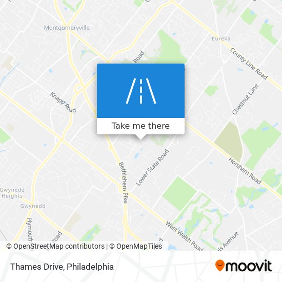 Mapa de Thames Drive