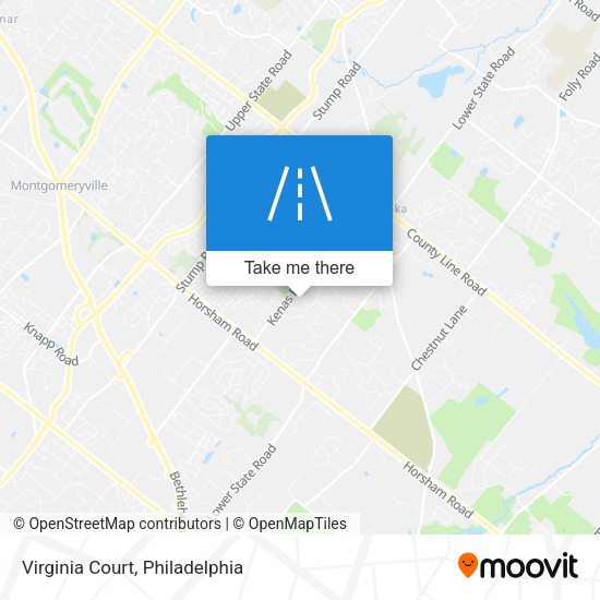 Mapa de Virginia Court