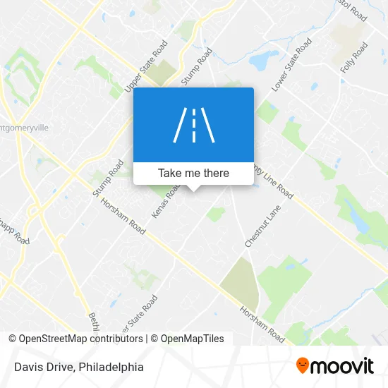 Davis Drive map