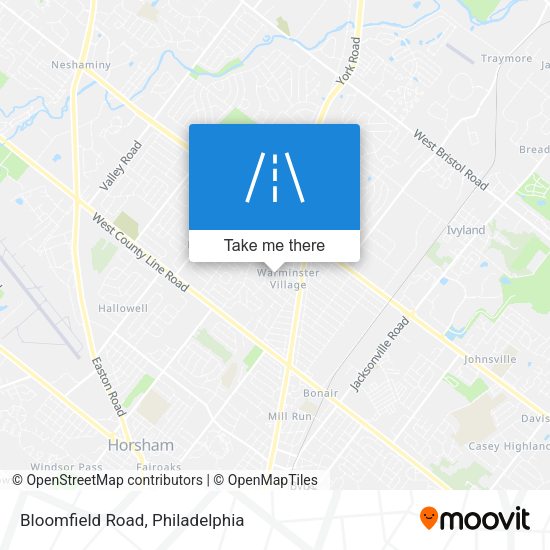 Bloomfield Road map