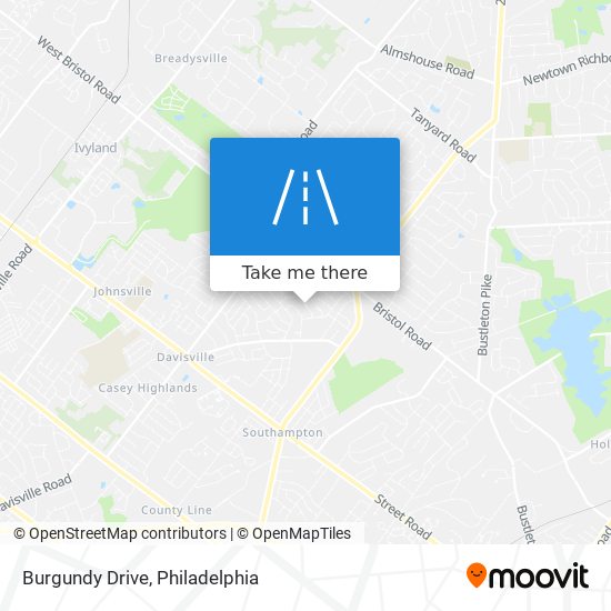 Burgundy Drive map