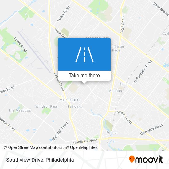 Southview Drive map