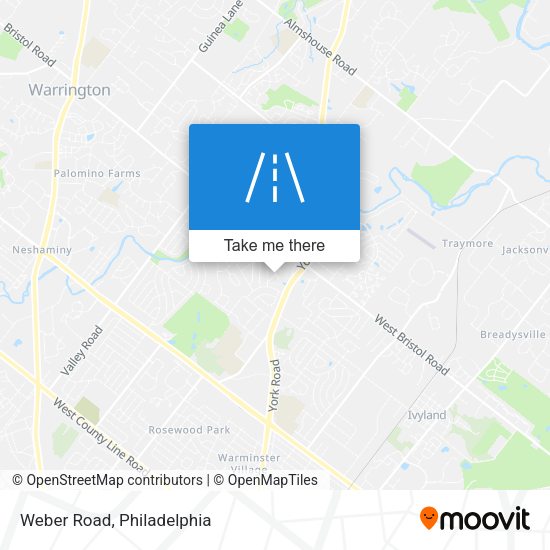 Mapa de Weber Road
