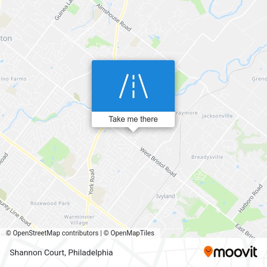 Mapa de Shannon Court