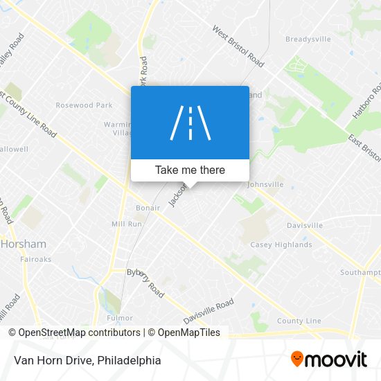 Van Horn Drive map