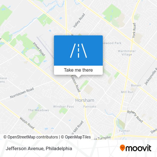 Mapa de Jefferson Avenue