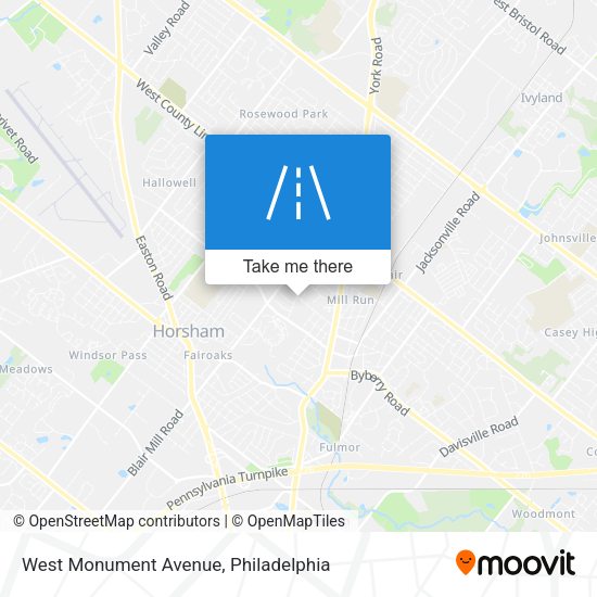 Mapa de West Monument Avenue