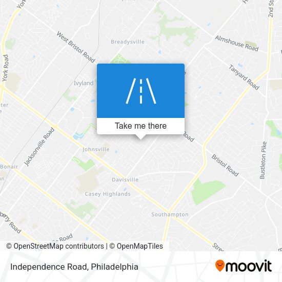 Mapa de Independence Road