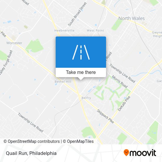 Mapa de Quail Run