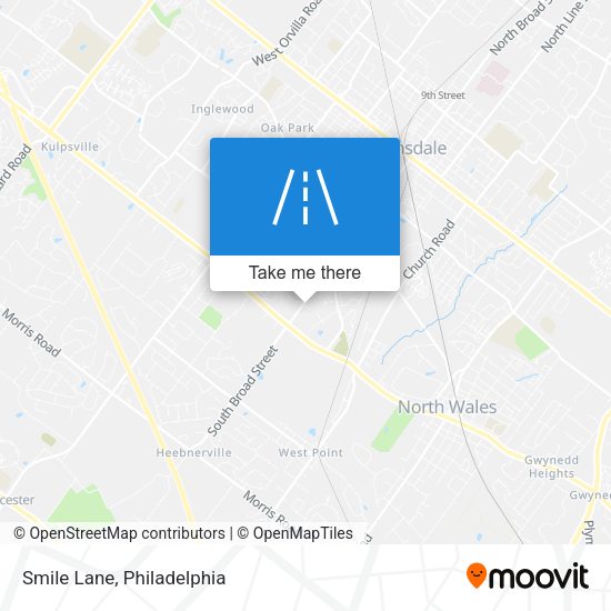 Smile Lane map