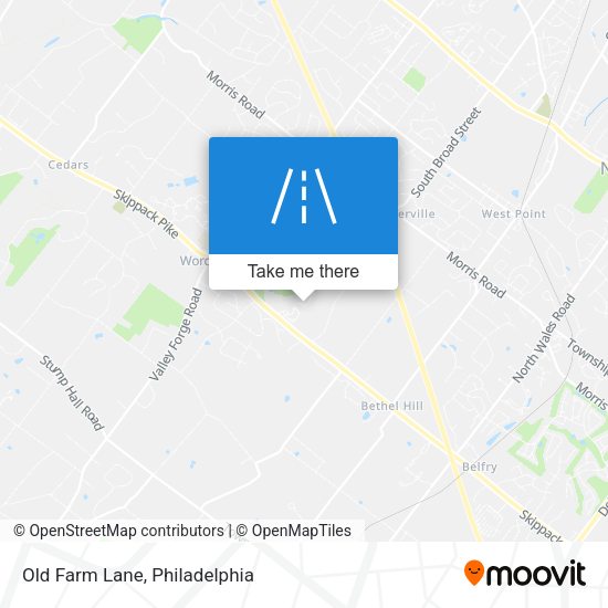 Mapa de Old Farm Lane