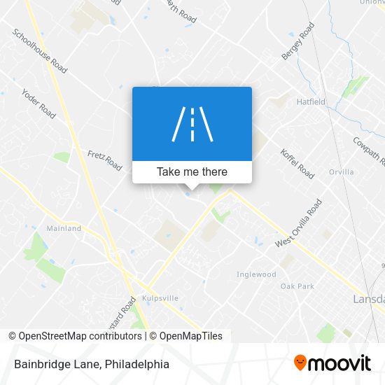 Bainbridge Lane map