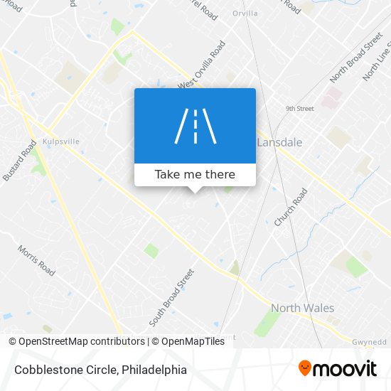 Cobblestone Circle map