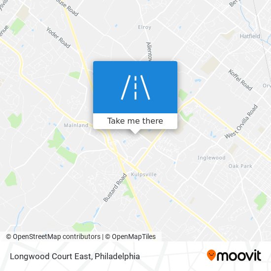 Longwood Court East map