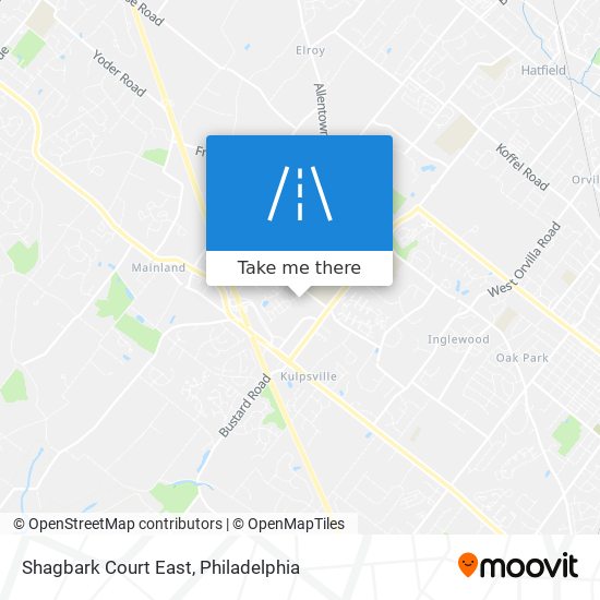 Shagbark Court East map
