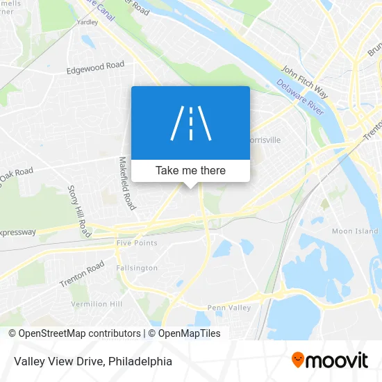 Valley View Drive map